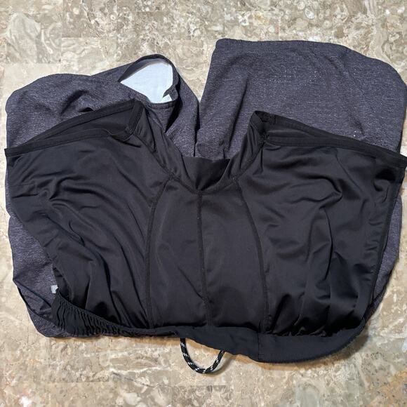 Legends Shorts Mens Medium Black Luka 7” Lined Gym Running Stretch - Picture 5 of 8